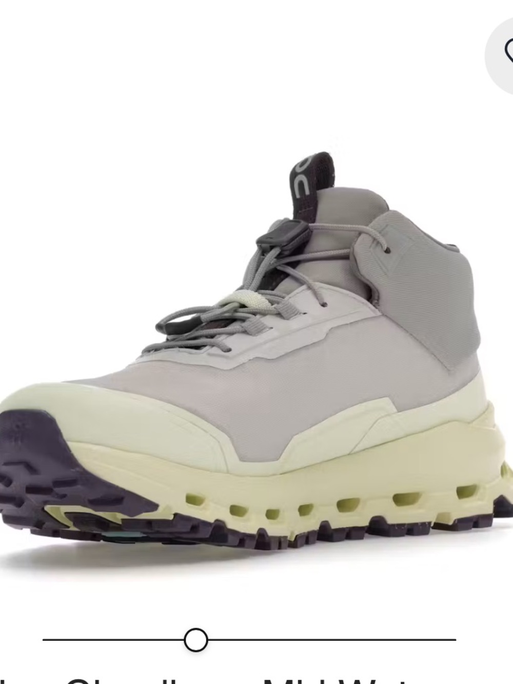 On cloud  Gray youth  High-Top Casual Trail Sneakers! In box! 4.5